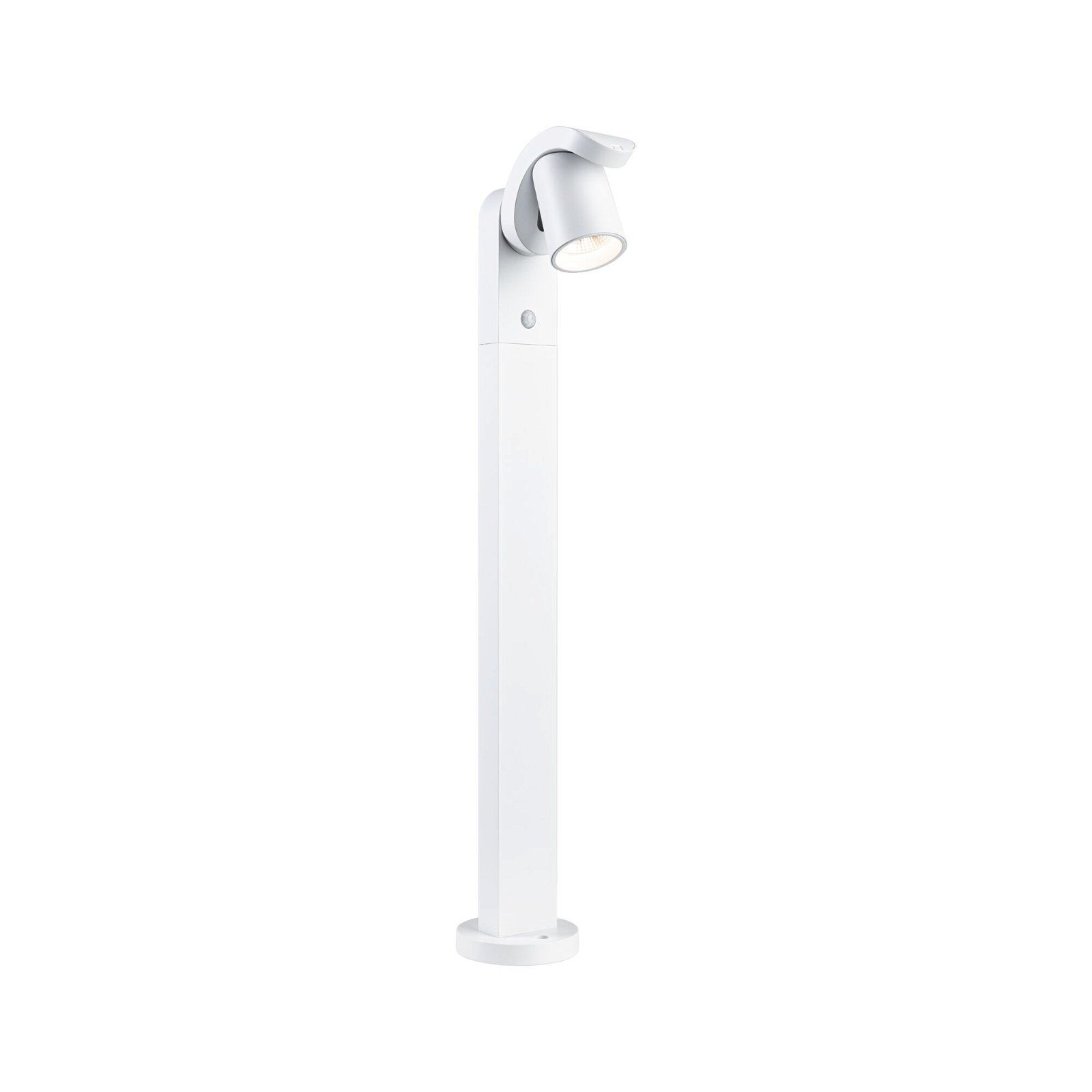 Paulmann Cuff LED Bolderlamp - Bewegingsmelder - Wit Aluminium