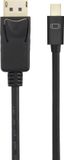 Renkforce RF-4538174 DisplayPort-kabel Mini-displayport / DisplayPort Adapterkabel Mini DisplayPort-stekker, DisplayPort-stekker 1.50 m Zwart