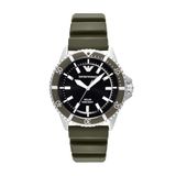 Emporio Armani AR11699 Heren Analoog Kwartshorloge met Siliconen Armband