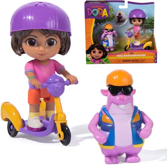 Dora de Explorer Spin Master Dora speelfigurenset met Dora, Tico en step