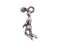 INNSPIRO Nice Charms Basketbalhanger, metaal, 8 x 18 mm, 25 stuks, 14x17mm., Metaal, Geen edelsteen