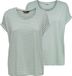 ONLY - ONLMOSTER S/S TOP CS JRS 2PACK - Dames - Blouses