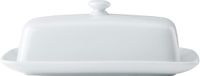 Mikasa Botervloot Chalk Porselein Wit Met Deksel 21cm