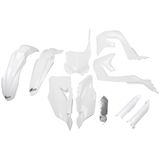 UFO PLAST Complete set voor Kawasaki KXF 450 2019-2023, wit