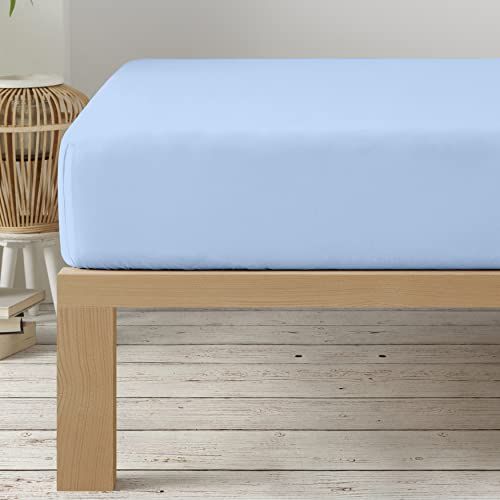 Degrees Home Collection Hoeslaken - Hemelsblauw - 135 x 190/200 cm