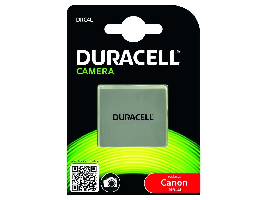 Duracell Camera Battery - DRC4L - replaces Canon NB-4L Battery