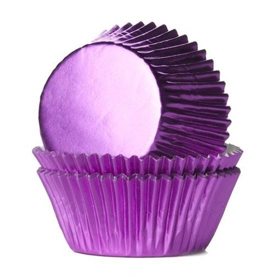 House of Marie Cupcake Vormpjes Folie Roze - pk/24