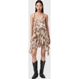 AllSaints Cavarly Mini Dress Oceano Soft Pink Taille: 34