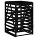 Abri de conteneur 84x90x128,5 cm pin massif noir
