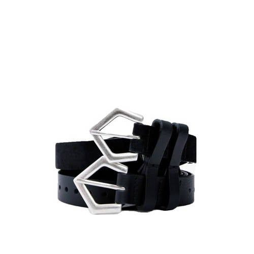 Desigual leren riem zwart