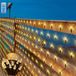 Merkloos oCreon 3x2m 200 LED Solar Lichtnet voor Buiten met Afstandsbediening en Timer (Warmwit)