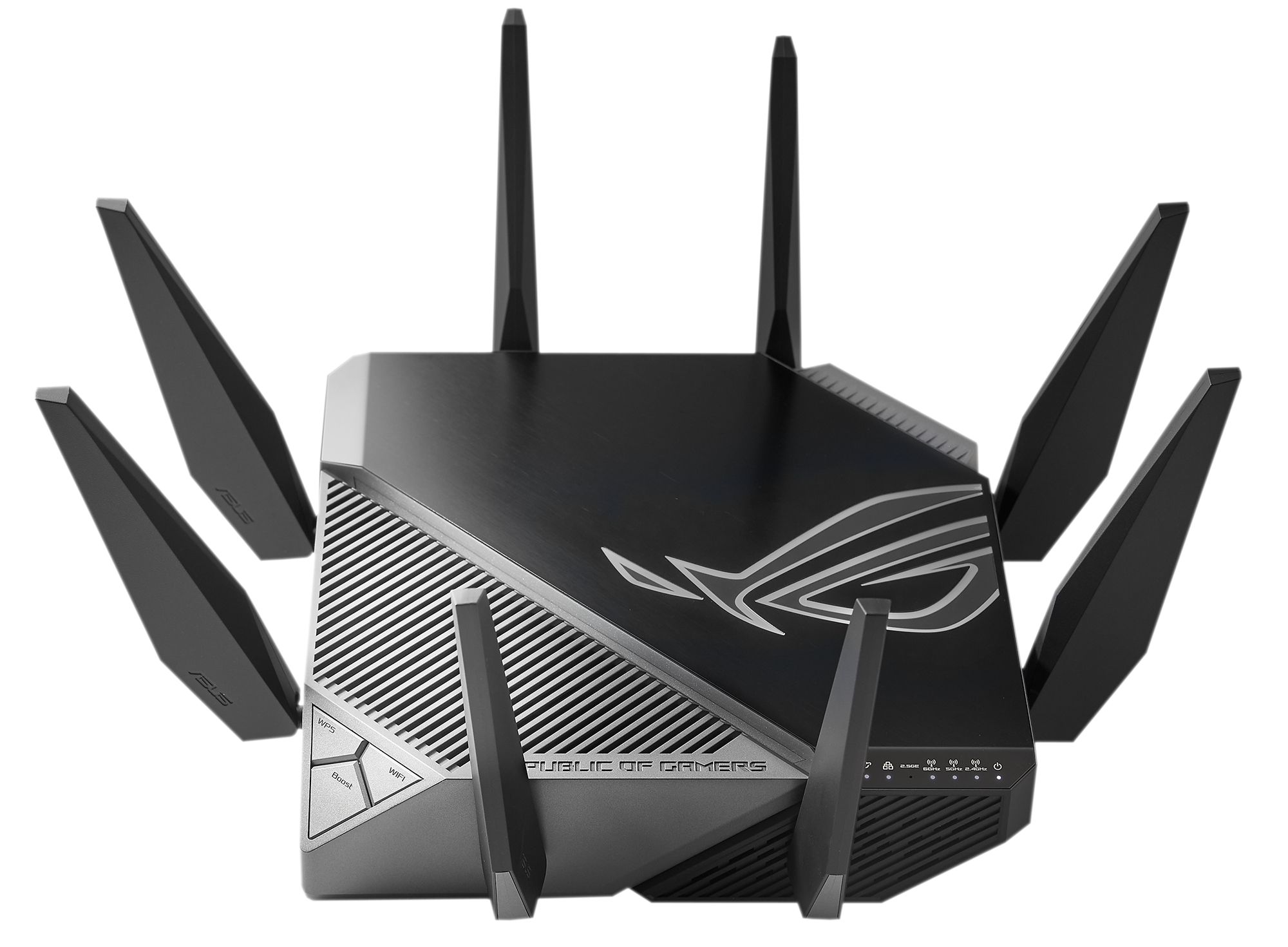 ASUS GT-AXE11000 - Tri-band WiFi 6E Gaming Router - Gigabit Ethernet - Zwart