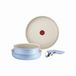 Tefal Ingenio Serenity, 4-delige kookgerei, standaard editie, antiaanbaklaag, veilige afneembare handgreep, stapelbaar design, Blue Calm, L827S404