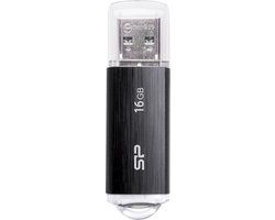 Silicon Power Ultima U02 USB 2.0 Flash Drive - 16GB - Black