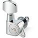 Schaller M6 135 Chrome 6L bouton de petite taille mécaniques pour guitare électrique et acoustique