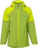 VAUDE Kids Detective 2,5L Jacket, Jas, Regenjas, Outdoorjas, Waterdicht, Kinderen, Unisex, 110, Chute Green, Gerecycled Polyester, Lente/Zomer 2024