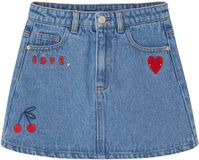 Vertbaudet Jeans rok voor meisjes met borduursel