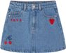 Vertbaudet Jeans rok voor meisjes met borduursel