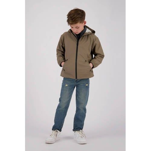 Vingino kids regenjas Thyfoon lichtbruin
