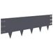 vidaXL Gazonrand 20 st 100 x 30 cm Staal Antracietkleurig