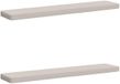 vidaXL Canapé 2 pièces VUGHT 100% Polyester Blanc