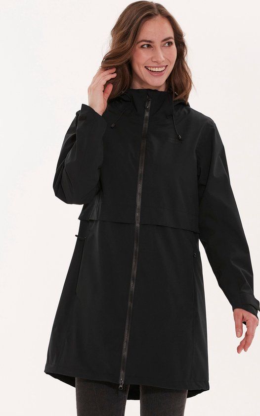 Weather Report Parka Dayton Vrouwen Zwart Polyester/Elastaan