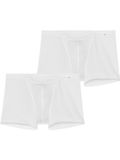 HOM Retro Boxer Tencel Soft Heren Wit Effen L
