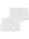 HOM Retro Boxer Tencel Soft Heren Wit Effen L