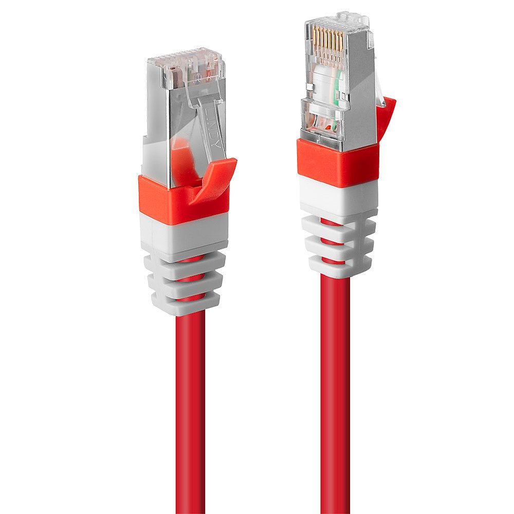 Lindy 45389 Netwerkkabel Rood 7,5 m Cat6a S/FTP