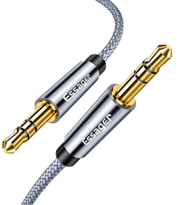 Essager AUX Kabel 3 5mm Gevlochten Nylon Audio Jack - 5 Meter