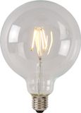Lucide G125 Class B - Filament lamp - Ø 12,5 cm - LED Dimbaar - E27 - 1x7W 2700K - Transparant