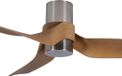 Lucci Air Plafondventilator Nautica Mat Chroom - Teak Ø 132cm Incl. Afstandsbediening