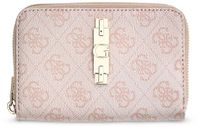 GUESS Yvonne Logo SLG Medium Zip Around Wallet Stone Logo beige