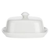 la Porcellana - Beurrier 12 x 9,5 cm blanc