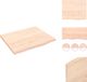 vidaXL Tafelblad, 60 x 50 x 2 cm, onbehandeld massief eikenhout