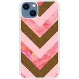 Apple Siliconen hoesje compatibel met iPhone 13 Glittertextuur