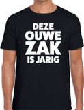 Bellatio Decorations Shoppartners Bv Deze ouwe ZAK is jarig cadeau t-shirt zwart heren - kado shirt 40, 50, 60, 65, 70 jaar feestartikelen XXL