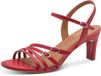 Tamaris - Dames - Sandalen met hak - Rood - Maat 40
