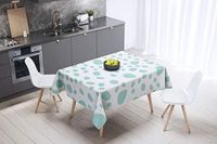 Bonamaison Tafelkleed, Anti-Mold, Sneldrogend, Waterdicht, 100% Polyester Tafellaken, Willekeurig patroon, 140 x 140 Cm