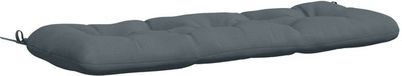 vidaXL Bankkussen VIANEN 100% Polyester Blauw 120 x 40 x 12 cm