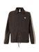 ADIDAS ORIGINALS Tussenjas '3-STRIPES COACH' lichtbeige / chocoladebruin