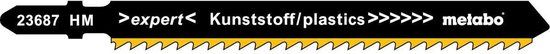 Metabo accessoires Metabo 623687000 HM Decoupeerzaagblad Expert - Kunststof / Corian (3st)