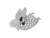 Pluto Design Bougeoir Hanna Lisa Larson Argent