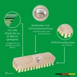 Novaliv Brosse en bois avec poils