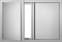 VEVOR Grilltoegangsdeur, 710 x 482 mm, Roestvrij Staal