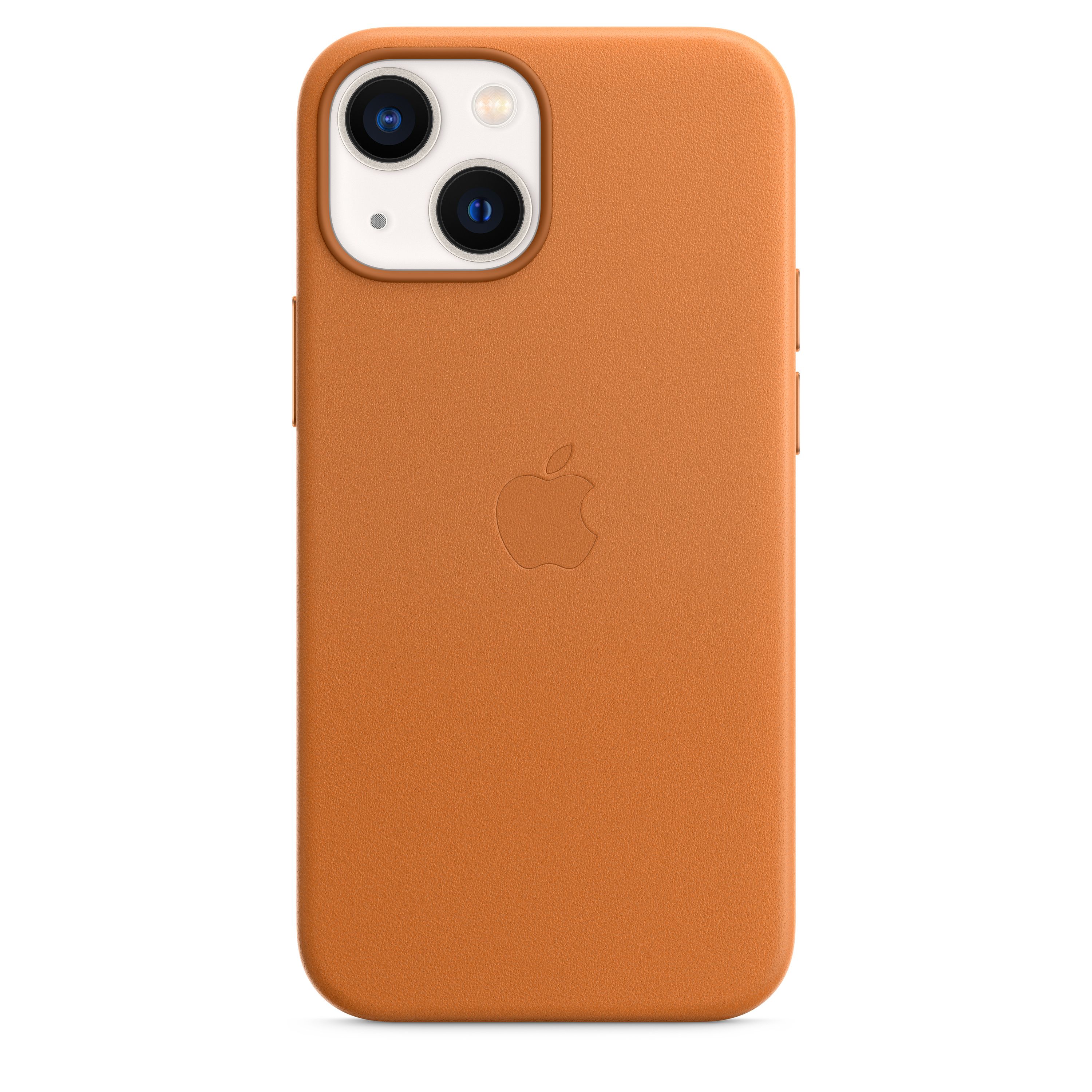 Apple iPhone 13 mini Leather Case - Golden Brown