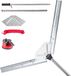 Vevor Faucheuse d'étang Râteau d'étang 939mm largeur de coupe 9m corde