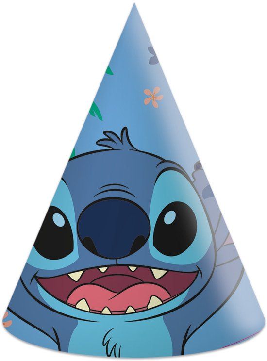 Top1Toys Daily Style Feesthoedjes Stitch & Angel - 6 stuks