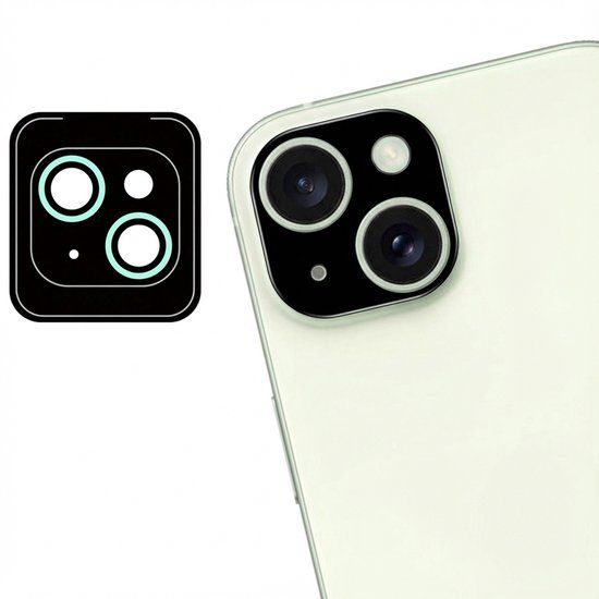 imoshion Camera Lens Protector - Geschikt voor Apple iPhone 15 Plus / 15 - 2 Pack - Groen