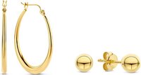 Parte Di Me Sorprendimi Dames Oorringen Giftset - Gouden plating/Zilver - Goud